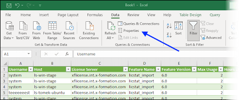 Import License Statistics data into Excel using Power Query 15