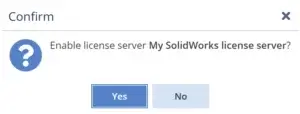 How to set up SolidWorks license usage monitoring - Enable Solidworks license server