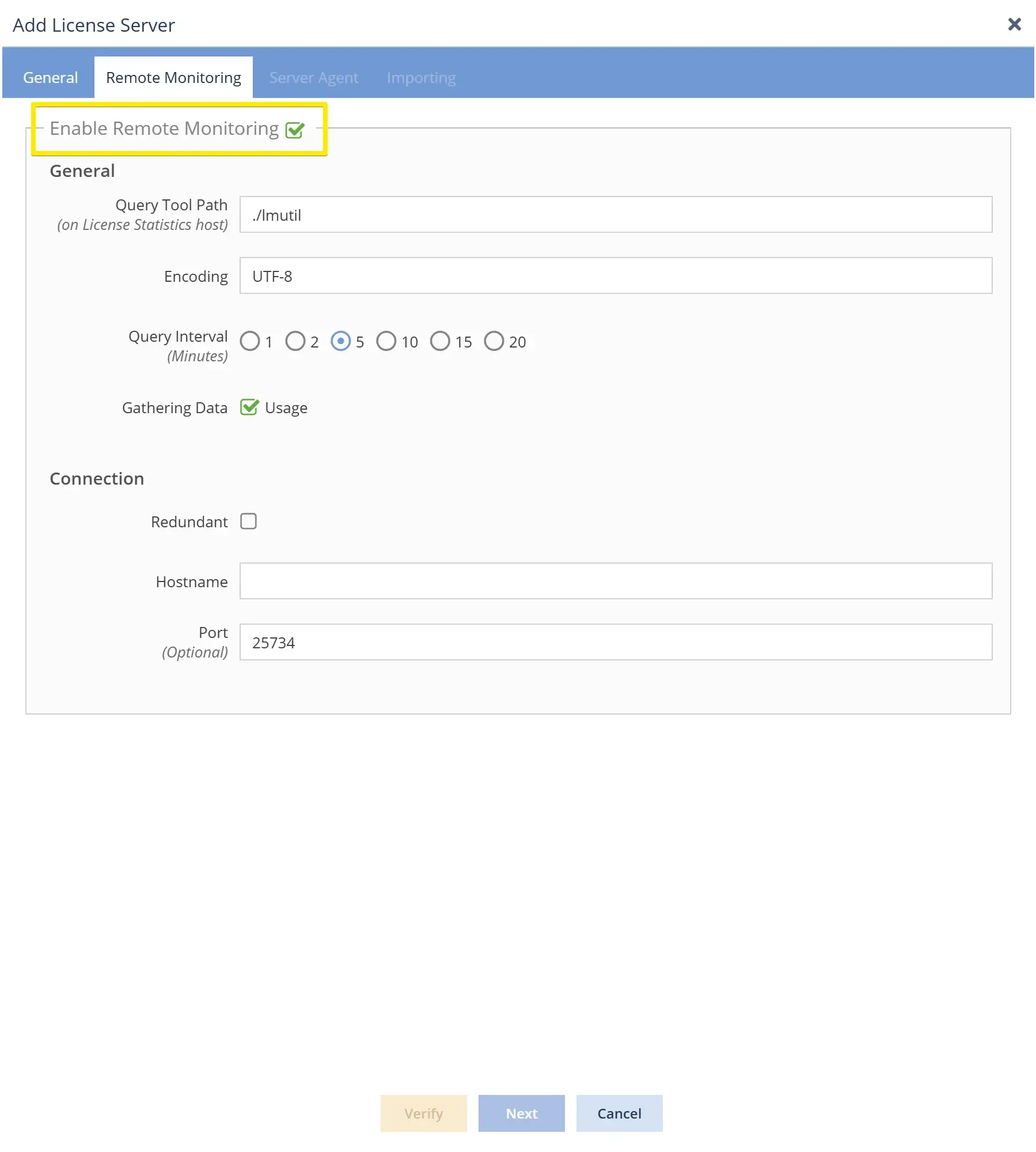 How to set up SolidWorks license usage monitoring - Enable remote monitoring