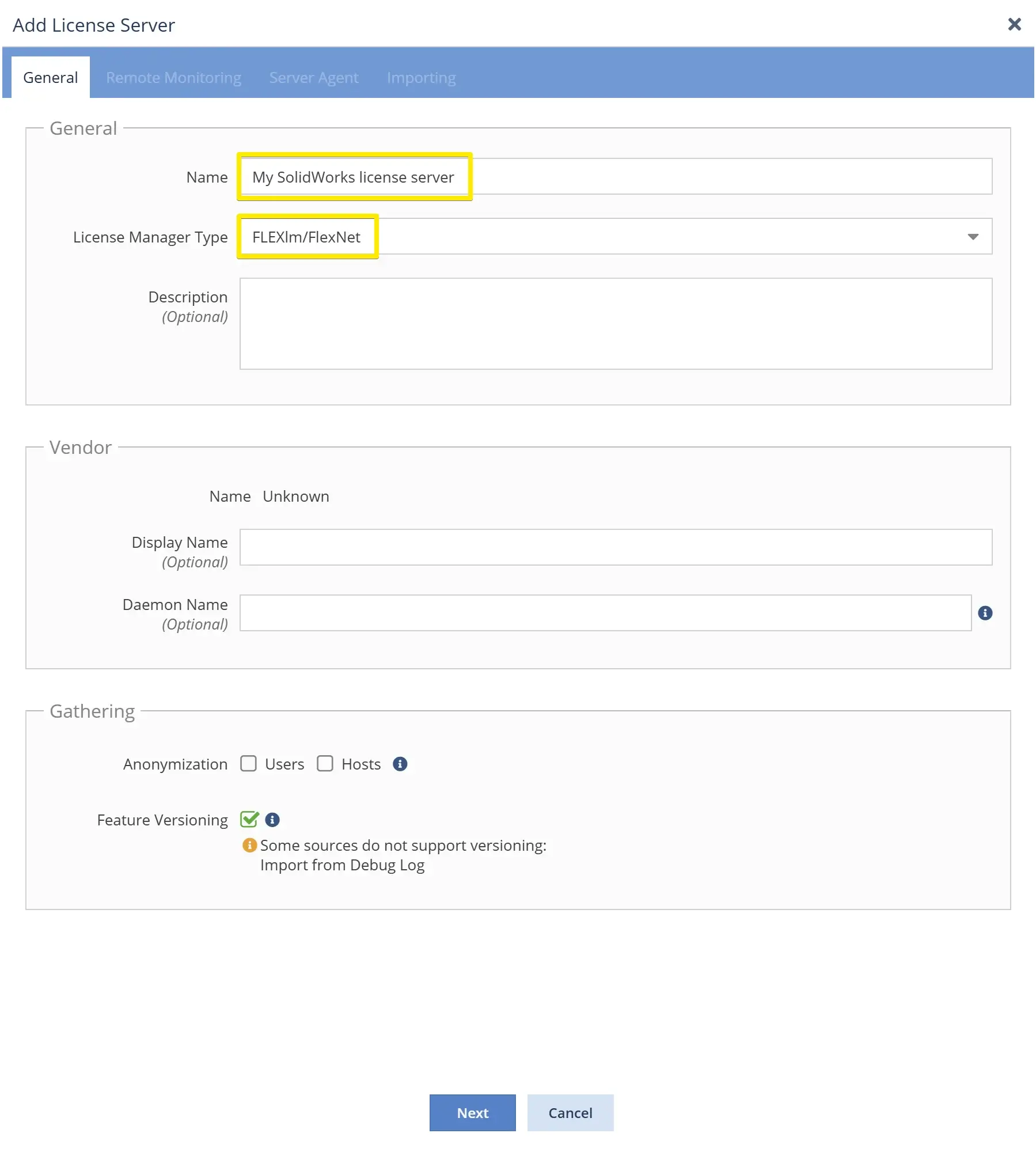 Solidworks License usage tracking - License Statistics